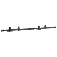 Produktbild för Skjutdörrsbeslag 122 cm kolstål