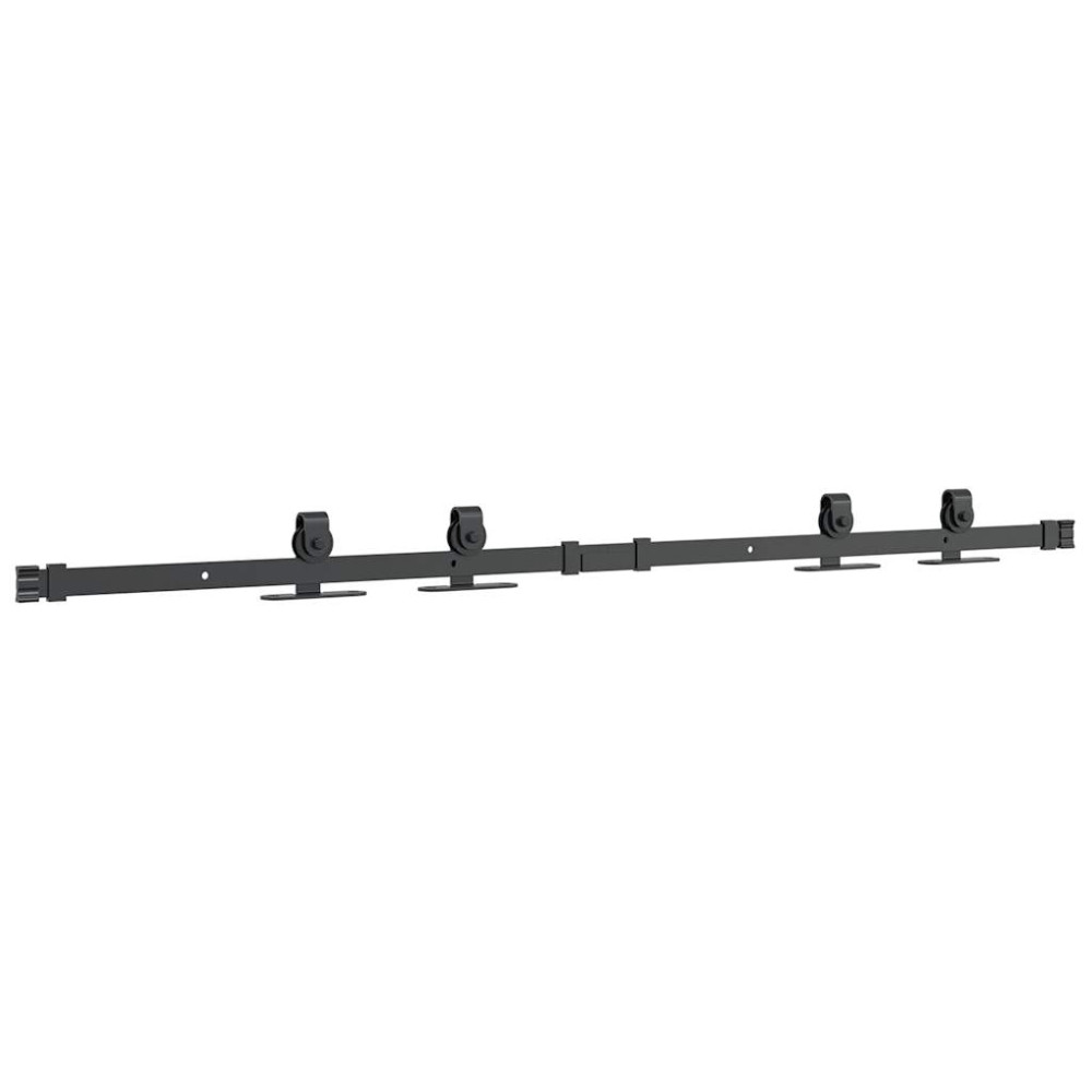 Produktbild för Skjutdörrsbeslag 122 cm kolstål