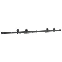 Produktbild för Skjutdörrsbeslag 122 cm kolstål
