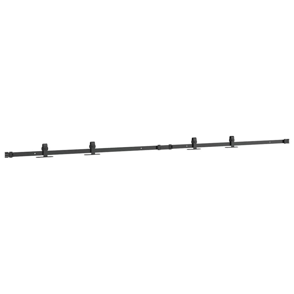 Produktbild för Skjutdörrsbeslag för skåp 213 cm kolstål