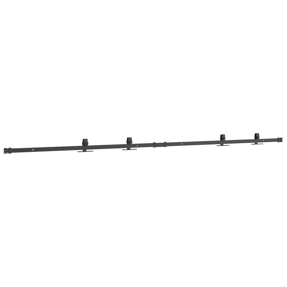 Produktbild för Skjutdörrsbeslag för skåp 213 cm kolstål