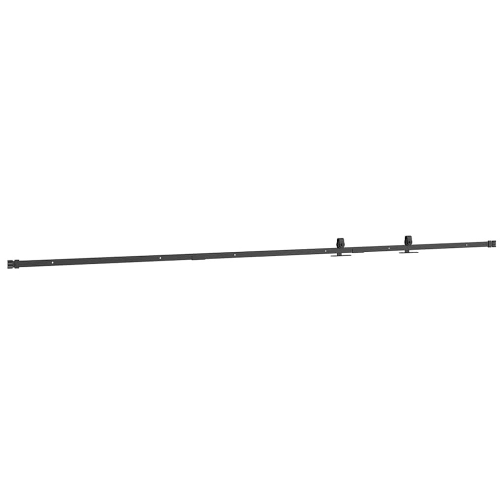 Produktbild för Skjutdörrsbeslag för skåp 244 cm kolstål
