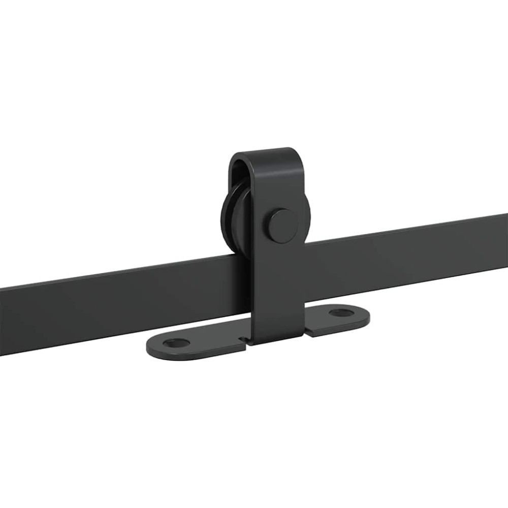 Produktbild för Skjutdörrsbeslag för skåp 244 cm kolstål