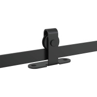 Produktbild för Skjutdörrsbeslag för skåp 244 cm kolstål