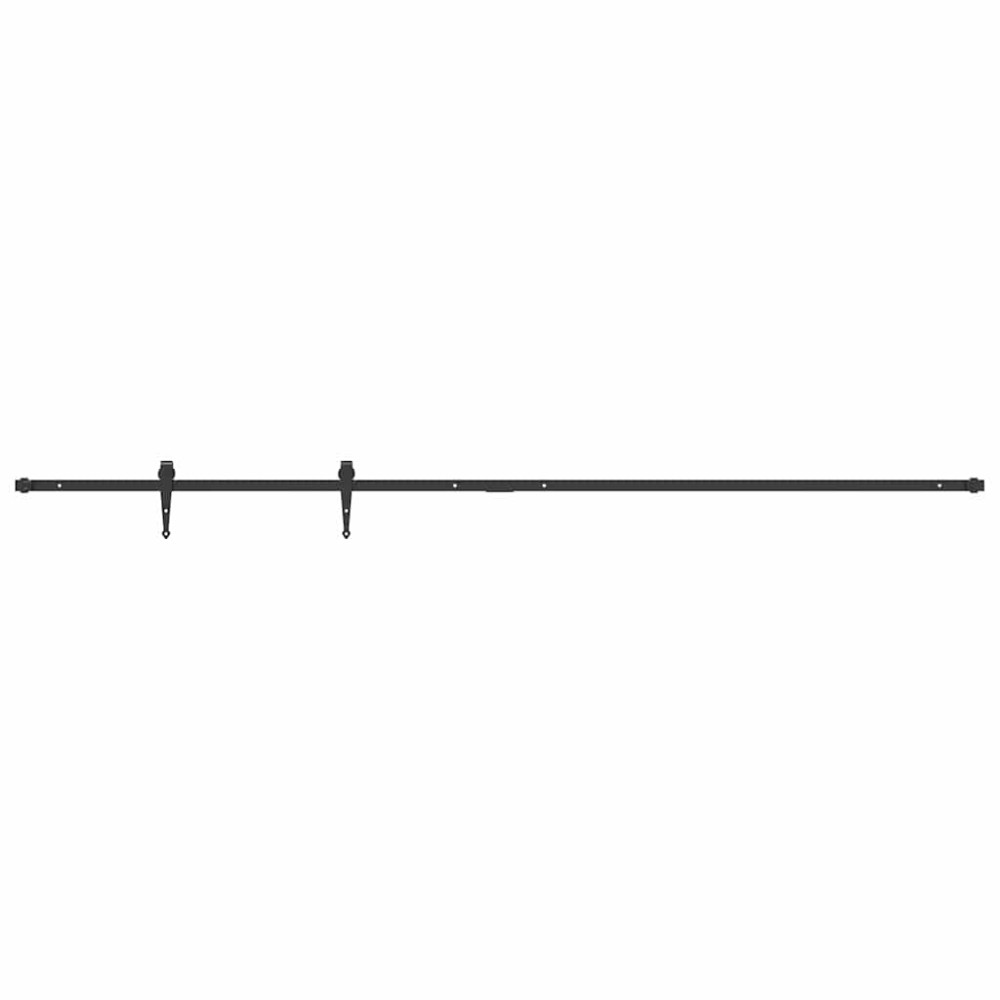 Produktbild för Skjutdörrsbeslag för skåp 213 cm kolstål