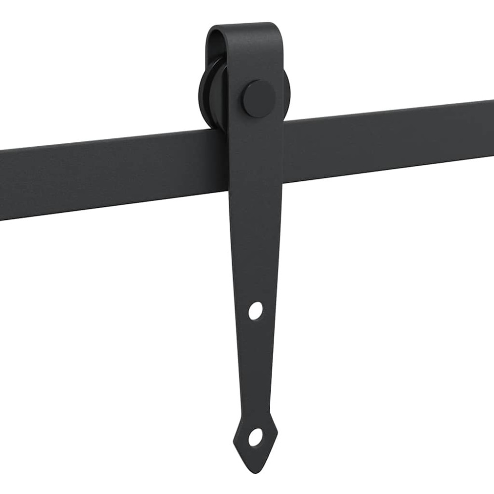 Produktbild för Skjutdörrsbeslag för skåp 213 cm kolstål