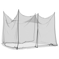 Produktbild för Myggnät för utomhus 220 mesh svart 300x300x200 cm