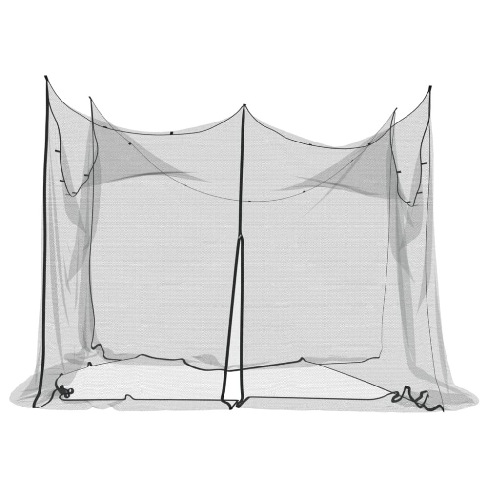 Produktbild för Myggnät för utomhus 220 mesh svart 300x300x200 cm