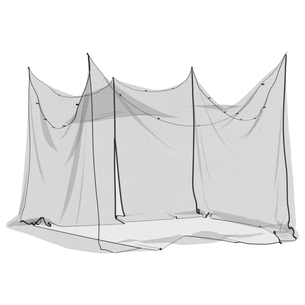 Produktbild för Myggnät för utomhus 220 mesh svart 300x300x200 cm