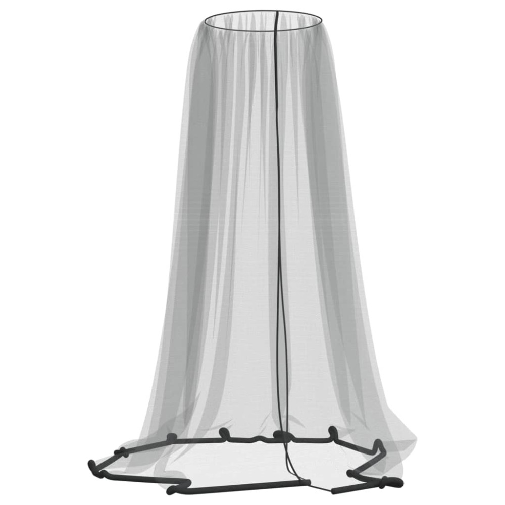 Produktbild för Myggnät för paraply 220 mesh svart Φ300x230 cm