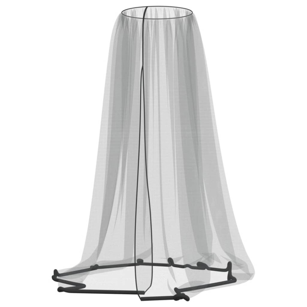 Produktbild för Myggnät för paraply 220 mesh svart Φ300x230 cm