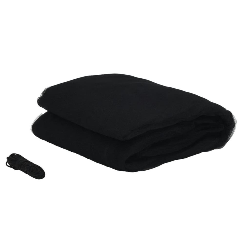 Produktbild för Myggnät för paraply 220 mesh svart Φ330x250 cm