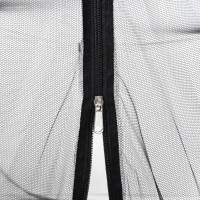 Produktbild för Myggnät för paraply 220 mesh svart Φ330x250 cm
