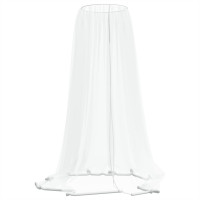 Produktbild för Myggnät för paraply 220 mesh vit Φ300x230 cm