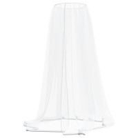 Produktbild för Myggnät för paraply 220 mesh vit Φ300x230 cm