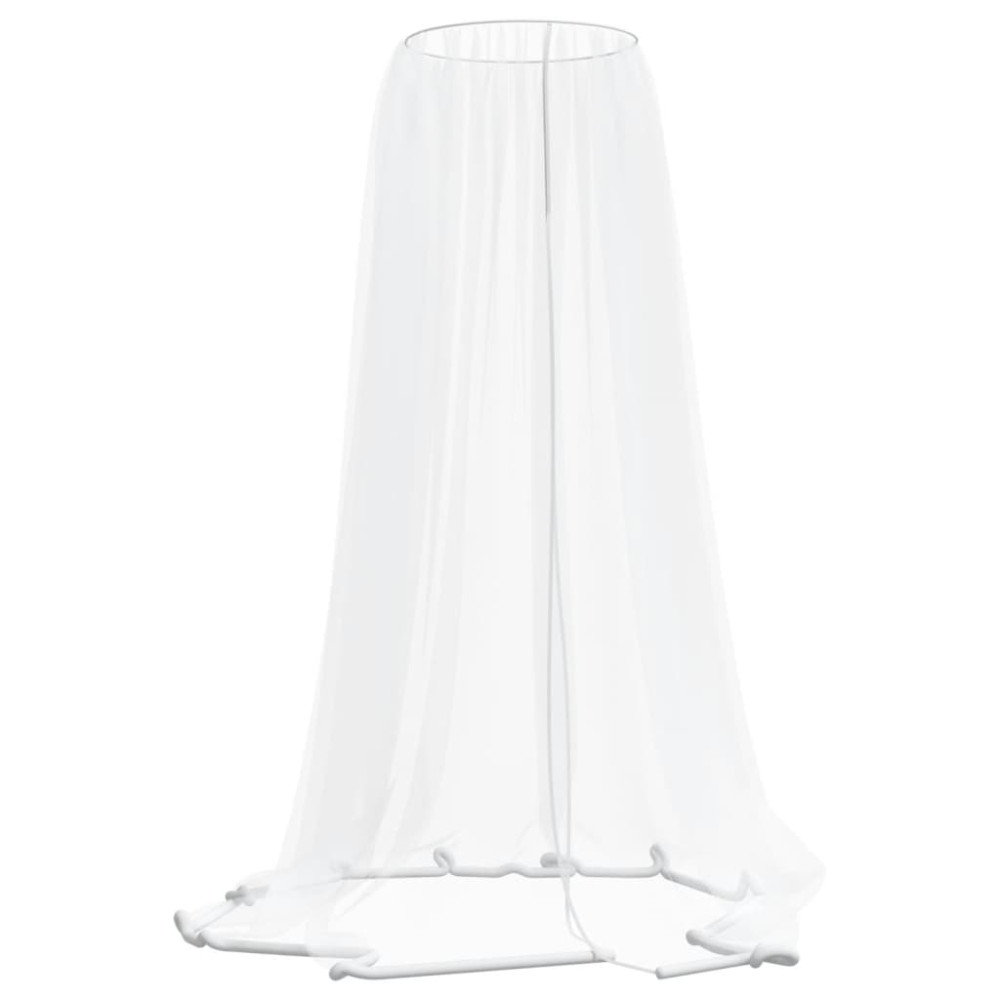 Produktbild för Myggnät för paraply 220 mesh vit Φ330x250 cm