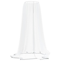 Produktbild för Myggnät för paraply 220 mesh vit Φ330x250 cm