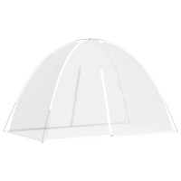 Produktbild för Myggnät med dörrar 220 mesh vit 200x120x130 cm