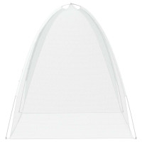 Produktbild för Myggnät med dörrar 220 mesh vit 200x120x130 cm