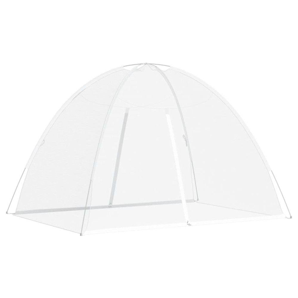 Produktbild för Myggnät med dörrar 220 mesh vit 200x150x140 cm