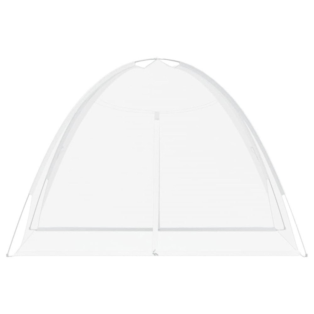 Produktbild för Myggnät med dörrar 220 mesh vit 200x150x140 cm