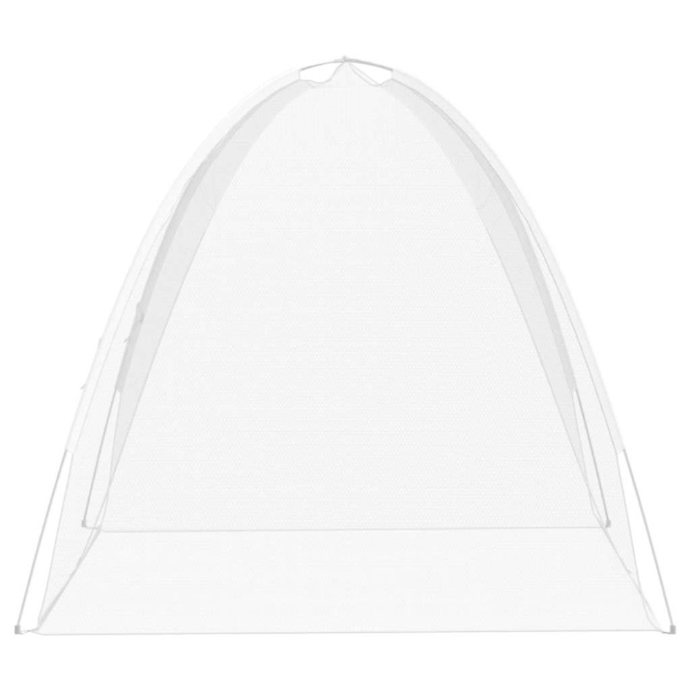 Produktbild för Myggnät med dörrar 220 mesh vit 200x150x140 cm