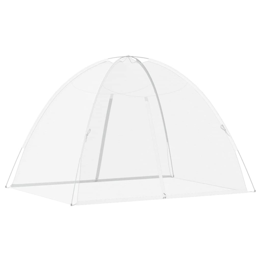 Produktbild för Myggnät med dörrar 220 mesh vit 200x150x140 cm