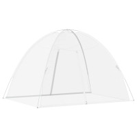 Produktbild för Myggnät med dörrar 220 mesh vit 200x150x140 cm
