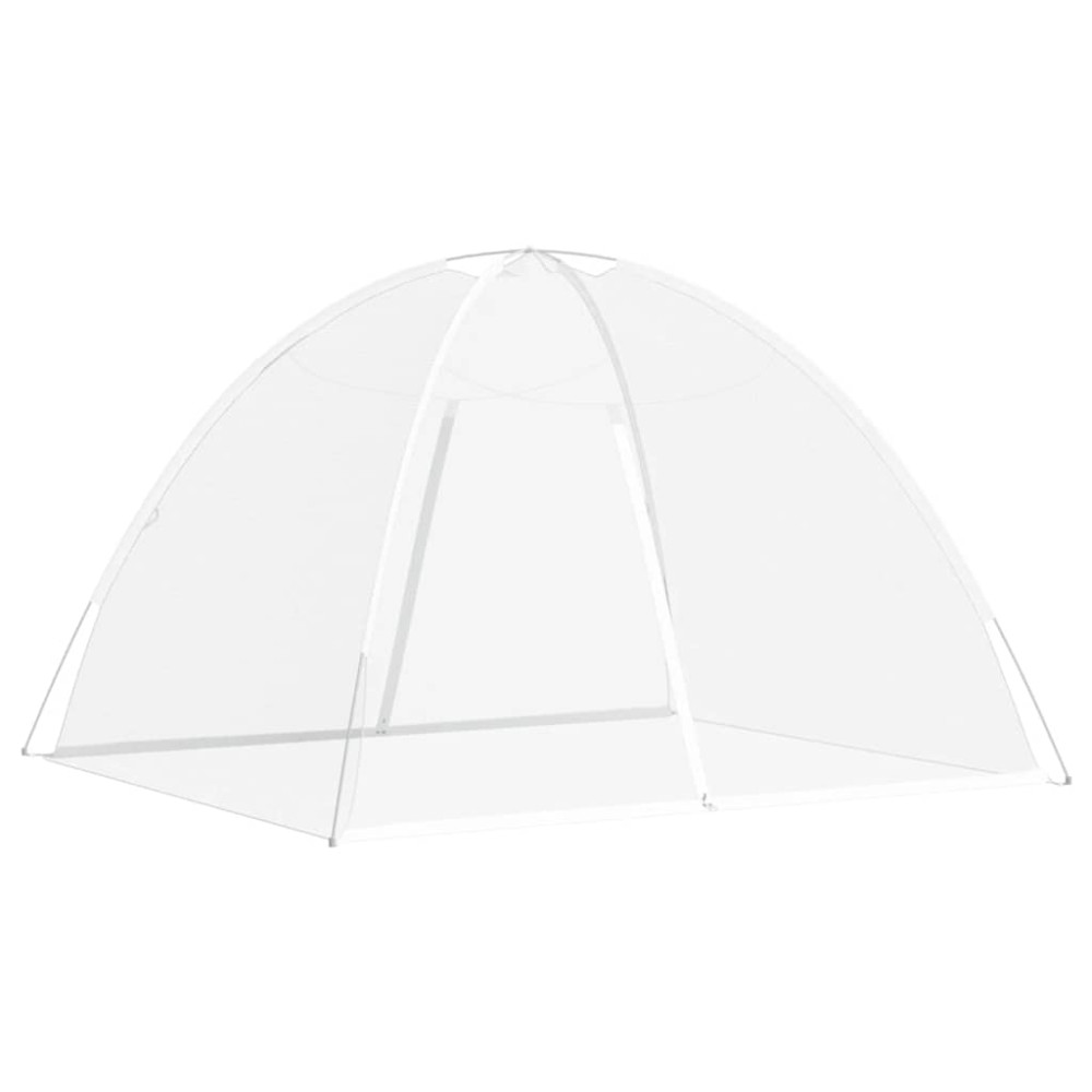 Produktbild för Myggnät med dörrar 220 mesh vit 200x180x135 cm