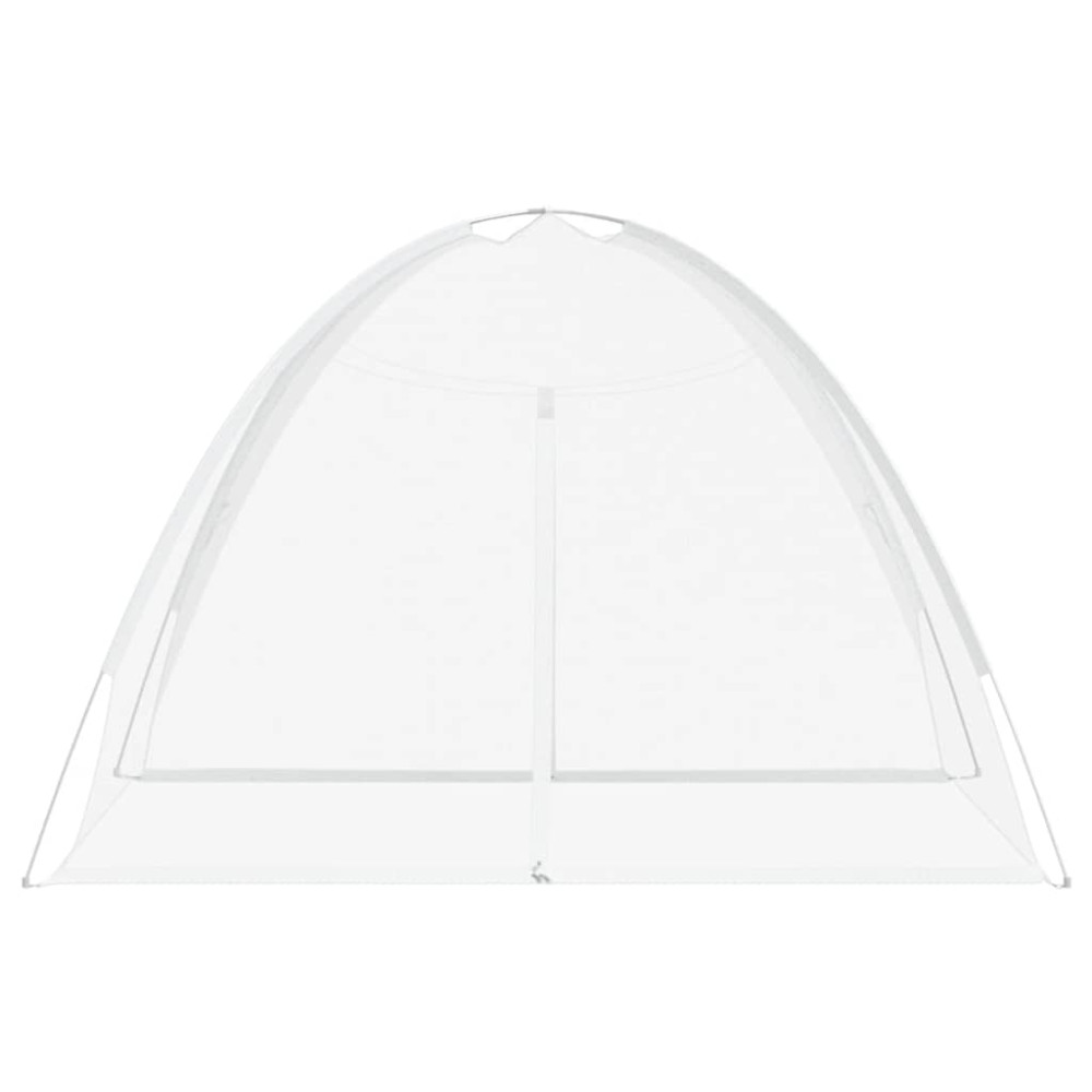 Produktbild för Myggnät med dörrar 220 mesh vit 200x180x135 cm