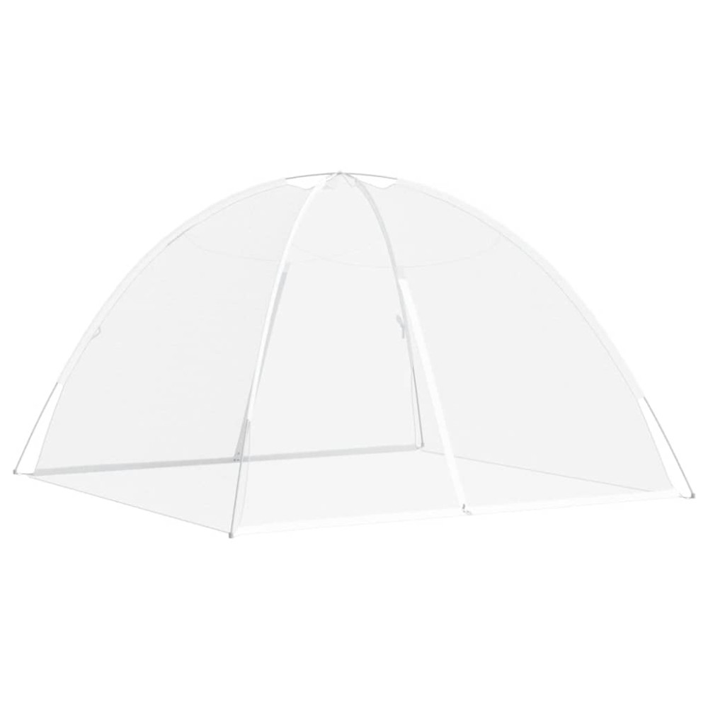 Produktbild för Myggnät med dörrar 220 mesh vit 200x200x130 cm