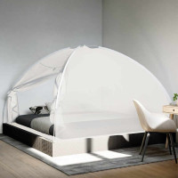 Produktbild för Myggnät med dörrar 220 mesh vit 200x200x130 cm