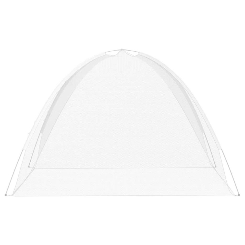 Produktbild för Myggnät med dörrar 220 mesh vit 200x200x130 cm