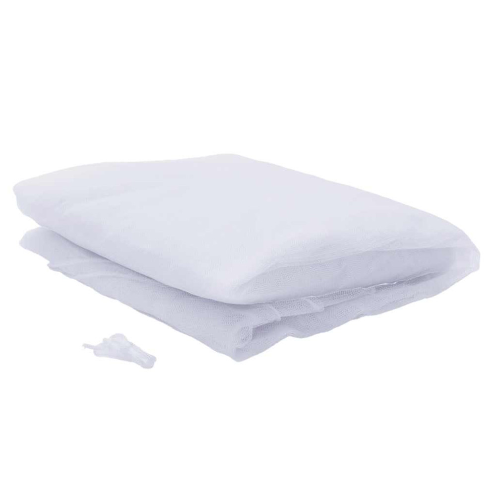 Produktbild för Myggnät för säng 220 mesh vit 56x56x220 cm