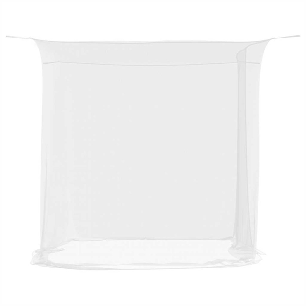 Produktbild för Hängande myggnät 156 mesh vit 220x100x150 cm