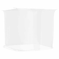 Produktbild för Hängande myggnät 156 mesh vit 220x100x150 cm