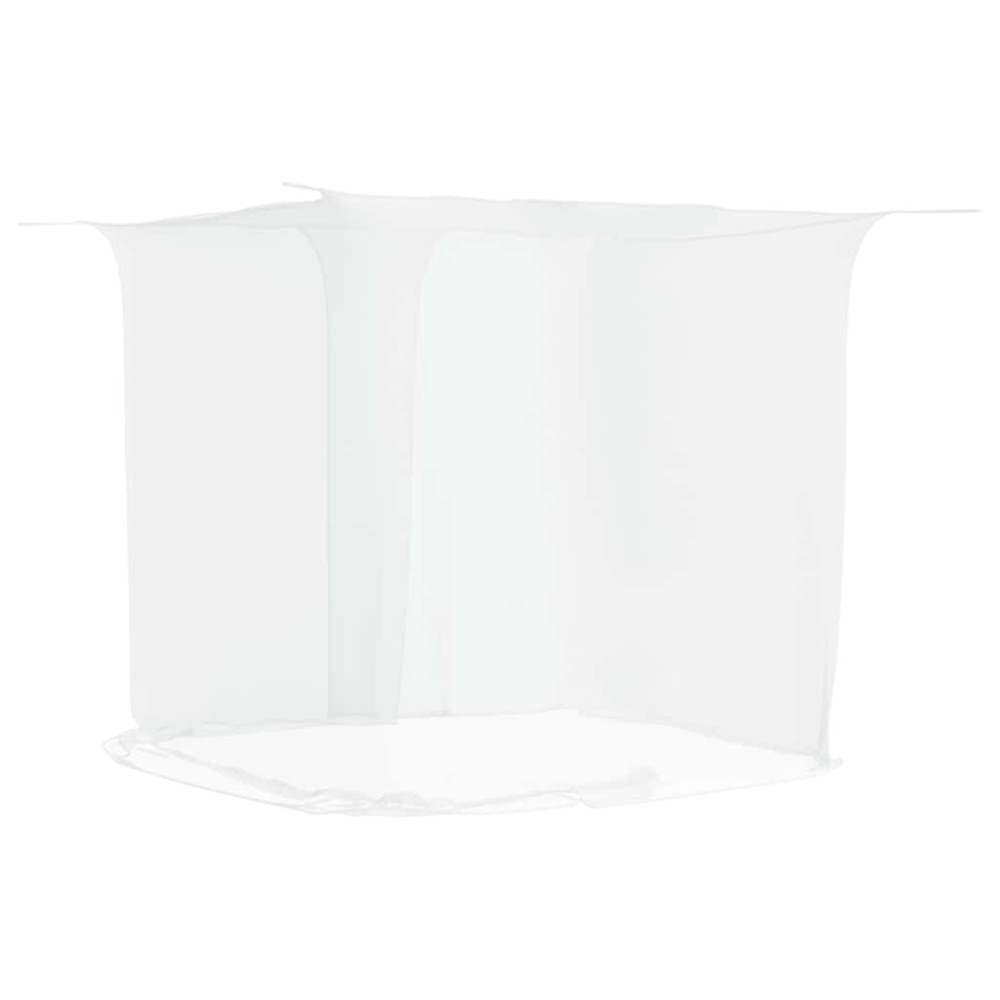 Produktbild för Hängande myggnät 156 mesh vit 220x120x150 cm