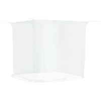 Produktbild för Hängande myggnät 156 mesh vit 220x120x150 cm