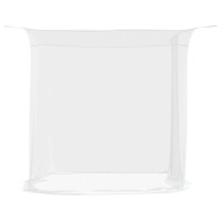 Produktbild för Hängande myggnät 156 mesh vit 220x120x150 cm