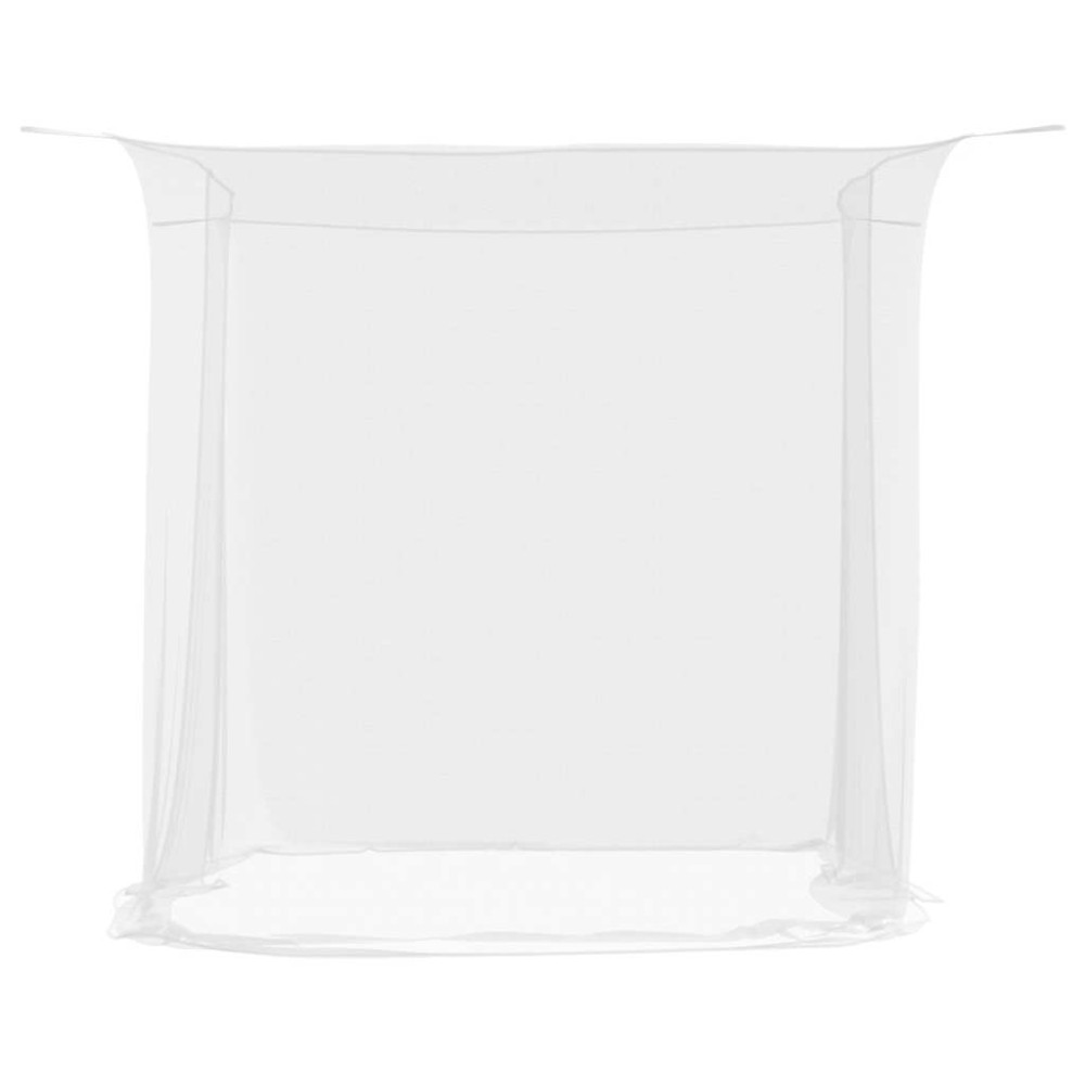 Produktbild för Hängande myggnät 156 mesh vit 220x180x180 cm
