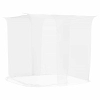 Produktbild för Hängande myggnät 156 mesh vit 220x200x210 cm