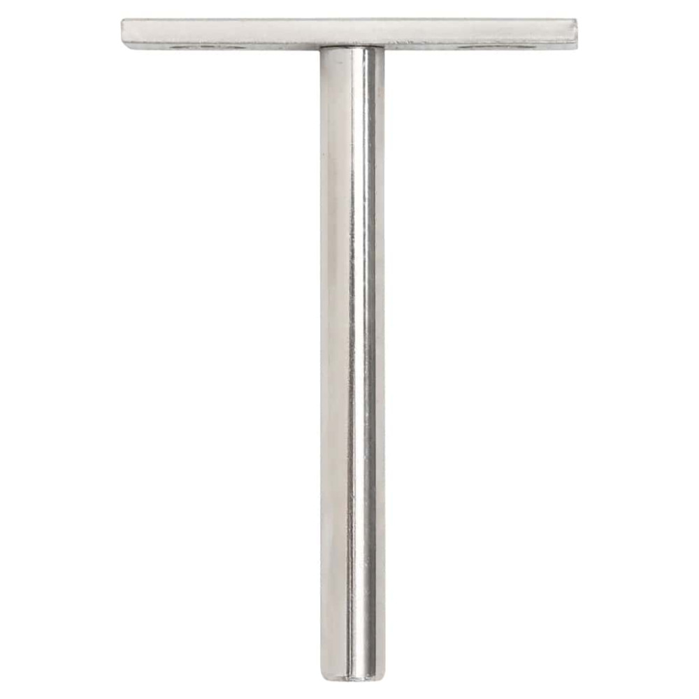 Produktbild för Konsoler för flytande hyllplan 12st osynlig Ø10x100 mm kolstål