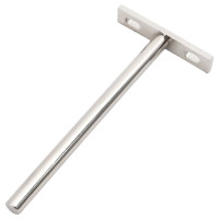 Produktbild för Konsoler för flytande hyllplan 12st osynlig Ø10x150 mm kolstål