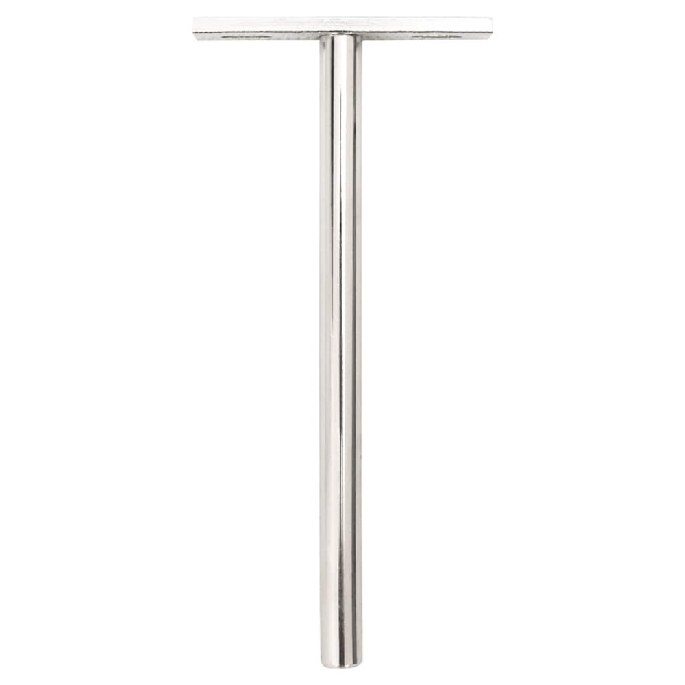 Produktbild för Konsoler för flytande hyllplan 12st osynlig Ø10x150 mm kolstål