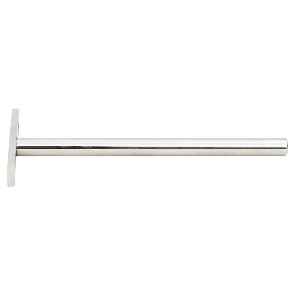 Produktbild för Konsoler för flytande hyllplan 12st osynlig Ø10x150 mm kolstål