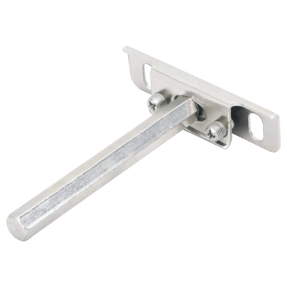 Produktbild för Konsoler för flytande hyllplan 12st osynlig Ø12x100 mm kolstål