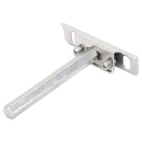 Produktbild för Konsoler för flytande hyllplan 12st osynlig Ø12x100 mm kolstål