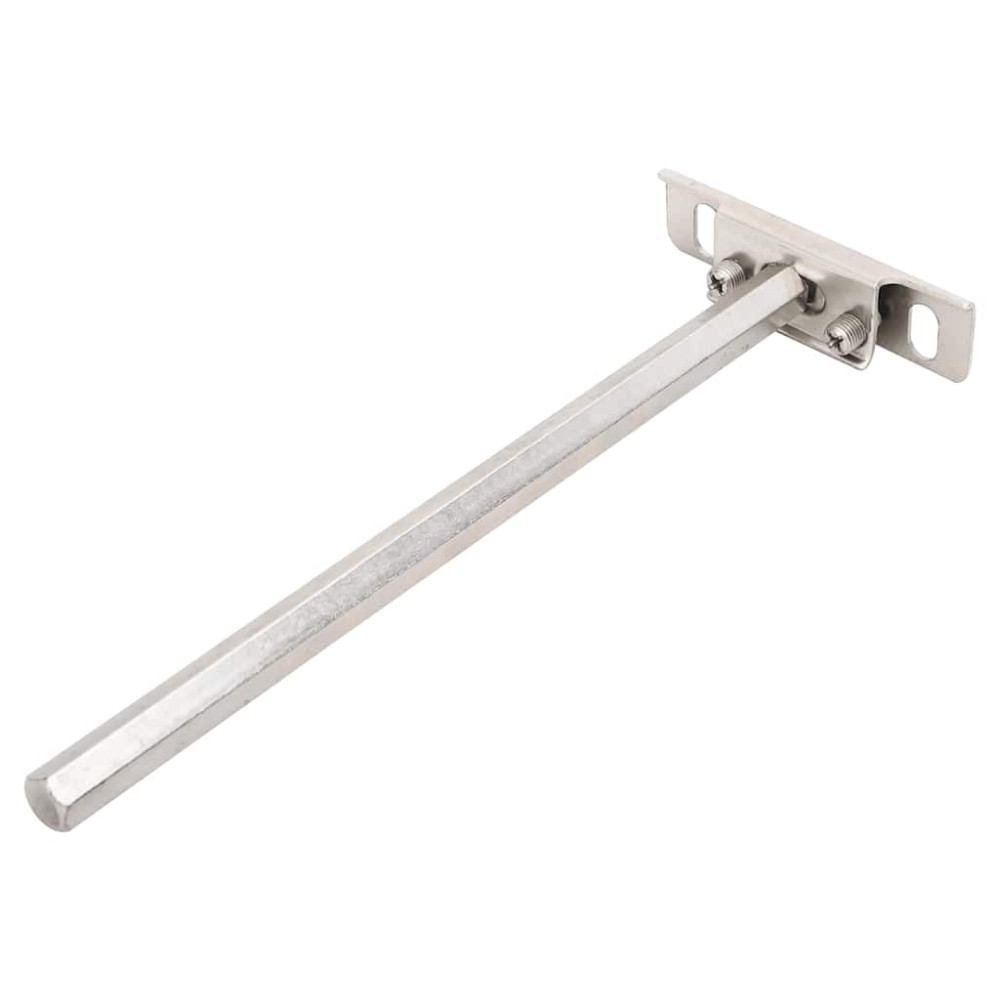 Produktbild för Konsoler för flytande hyllplan 12st osynlig Ø12x200 mm kolstål