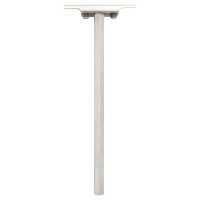 Produktbild för Konsoler för flytande hyllplan 12st osynlig Ø12x200 mm kolstål