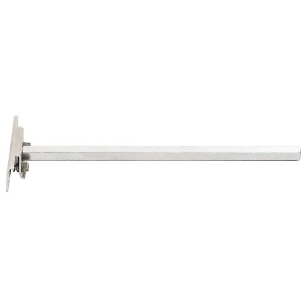 Produktbild för Konsoler för flytande hyllplan 12st osynlig Ø12x200 mm kolstål